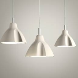 Soft Sculptural Ceramic Pendant Ceiling Light Fixture, Floral Inspired Design - Naaya Scoop - thumbnail 4