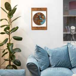 Housewarming Couples Gift Personalized 3D Wooden Map, First Home Apartment Wall Art - thumbnail 3