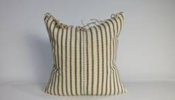 Blue White Karen Hand Woven Fabric Pillowcase Hmong Throw Cushions Ethnic Fabrics Decorative Sofa Pillows - thumbnail 1