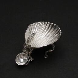 Small Salt Cellar With Fish Spoon For One Person - thumbnail 3