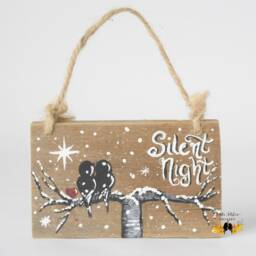 Silent Night Christmas Ornament For Couples, Love Birds in The Snow Ornament, Winter 5Th Anniversary Gift Him, Unique Engagement - thumbnail 3