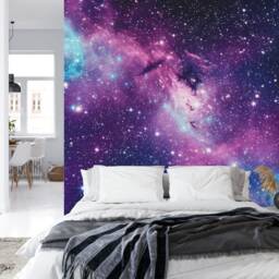 Galaxy Stars Peel & Stick Wall Mural, Astronomy Wallpaper - thumbnail 2