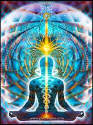 Galactic Body Tapestry Spiritual Cosmic Meditation Art Wall Hanging