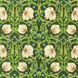 William Morris, Pimpernel, Midnight Fields, Cotton Velvet Cushion Cover, Throw Pillow Home Decor - thumbnail 3