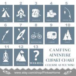 Camping Nursery Art Prints Adventure Baby Room Decor, Set Of 4 - thumbnail 3