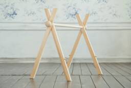 Wooden Baby Gym With Globes, Frame, Baby Activity Gym, Play Toddler - thumbnail 1