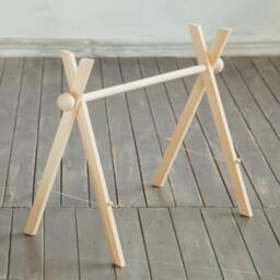 Wooden Baby Gym With Globes, Frame, Baby Activity Gym, Play Toddler - thumbnail 2