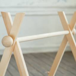Wooden Baby Gym With Globes, Frame, Baby Activity Gym, Play Toddler - thumbnail 3