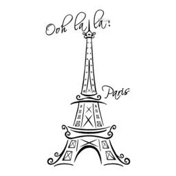 Eiffel Tower Wall Stickers - Paris Vinyl Decal France Cute Travel Art Sticker French Tour Waterproof 3D Decor Mural Gift Interior Decals - thumbnail 2