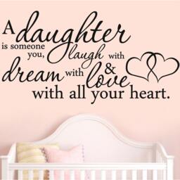 Daughter Wall Sticker - thumbnail 3