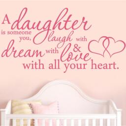 Daughter Wall Sticker - thumbnail 2