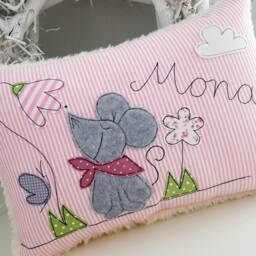 Mouse Pillow, Name Cuddly Pillow - thumbnail 2