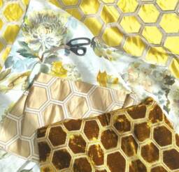 Decorative Pillow Cover in Designers Guild - Choose From Any Manipur Ochre , Kiku Birch, Zardozi Alchemilla, Silver Birch