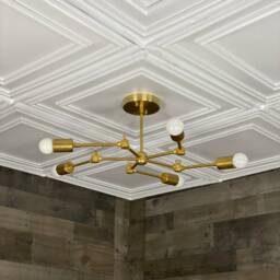 Khaos Modern 5 Light Adjustable Sputnik Industrial Chandelier - thumbnail 2