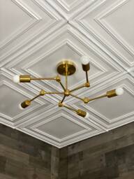 Khaos Modern 5 Light Adjustable Sputnik Industrial Chandelier