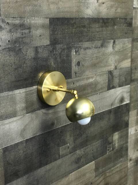 Volonte Modern Single Bulb Mid Century Industrial Reading Lamp Vanity Sconce - image 1