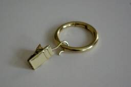 Shiny Gold Curtain Ring Clips Housewarming Gift New House French Style European Decor ??30mm/??40mm - Pack Of 10 - thumbnail 3