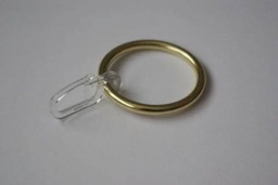 Shiny Gold Curtain Ring Clips Housewarming Gift New House French Style European Decor ??30mm/??40mm - Pack Of 10 - thumbnail 2