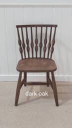 Solid Beech Nub Bubble Kitchen Dining Chairs in Raw, Natural Or Stained Chairs Matt Satin Finish - thumbnail 4