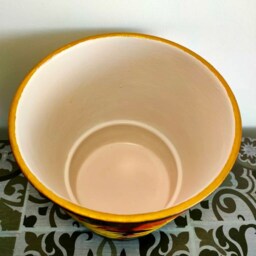 Plant Pot, Ceramic Pot, Pot & Planter, Flower Pot, Garden Pot, Indoor & Outdoor Pot, Decoupage, Gift, Pot Saucer, Home Garden Decoration - thumbnail 3