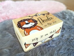 Memory Box Baby Gifts As A Gift For Birth, Memory Christening Gift, Toy Box, Game Wooden With Name