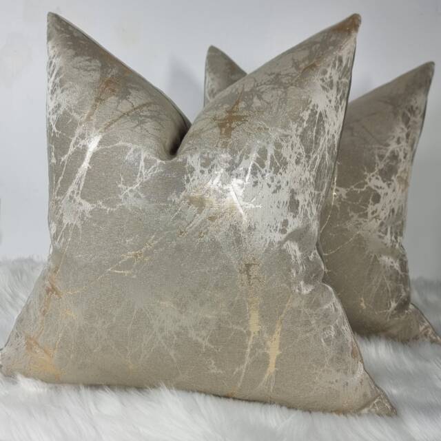 Luxury Lava Stone Cushion Cover Marble Design For New Home Designer Handmade Pillow/(Only Cover - image 1