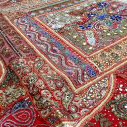 Elephant Tapestry Vintage Patchwork, Bohemian Wall Hanging - 80x100 Inches - thumbnail 4