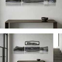 Man & Nature Reclaimed Wood Sculpture Mystical Abstract Wall Art - thumbnail 2