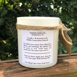 Granny's Kitchen, Apple, Pear, Clove, Pie Crust, White Sugar, All Natural Wooden Wick Soy Candle, Eco Friendly - thumbnail 2