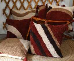 Cushion 40x40cm - Handmade in France Tufting - thumbnail 1