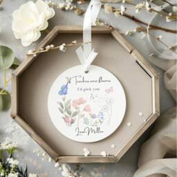 Personalised Teacher Gifts, Ceramic Vase, Pencil Pot, Hanging, Gift For Her, Teacher, Gifts - thumbnail 2