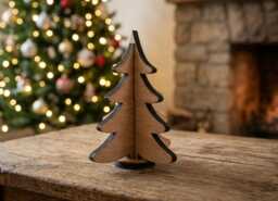 Wooden Christmas Tree, Decorations, Small Xmas Table Centrepiece, Ornament, Scandi Decoration, Freestanding