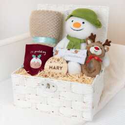 Personalised New Baby Hamper First Christmas Gift Set