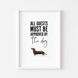Funny Dog Print - Pet Portrait Quote Sign Poster Wall Art Home Decor Mum Prints Frenchie Pug Dachshund - thumbnail 2