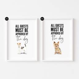 Funny Dog Print - Pet Portrait Quote Sign Poster Wall Art Home Decor Mum Prints Frenchie Pug Dachshund - thumbnail 4