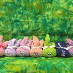 Embroidered Boo Bunnys - Great Shower Gift - thumbnail 3