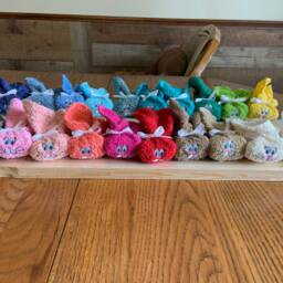 Embroidered Boo Bunnys - Great Shower Gift - thumbnail 4