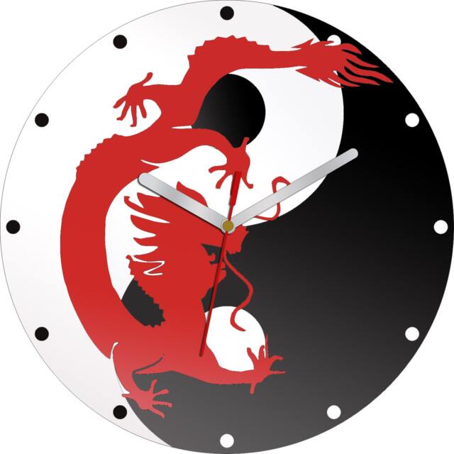 Wall Clock Dragon Modern Clock Large Wall Gift Decor Unique Clocks