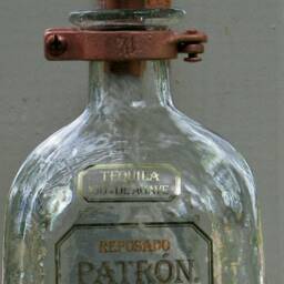 Wine Bottle, Patron Bottle Tiki Torch Hanging Kits, Mosquito Repellent Outdoor Lighting, Home, Garden, Patio Backyard Wall Decor - thumbnail 4