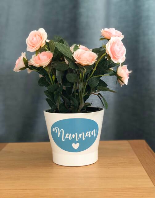 Personalised Plant Pot Grandma Gift - Nana Nana-Nanna-Nannie-Grandma-Granny-Mummy-Mum-Mother-Nannan Planter - image 1