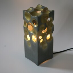 "Concrete Object Cement, Unique Alien 3D Gift Architect Bubbles ""Dutch Design" - thumbnail 2