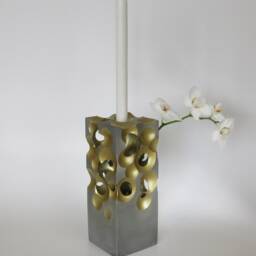 "Concrete Object Cement, Unique Alien 3D Gift Architect Bubbles ""Dutch Design" - thumbnail 4