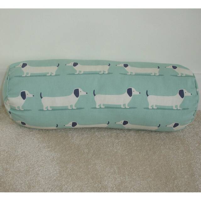"Dachshund Bolster Pillow Cylinder Cover Sausage Dog Cushion Sham Case 6"" 8"" 9"" 10"" 12"" 16"" 18"" 20"" 24" - image 1