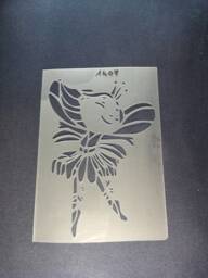 Fairy Stencil, Flexible, Reusable, 125Micron, Wall Decor, Home Decor, Furniture Painting, Card Making, Craft Stencils, Wood Sign, Fabric Paint, Art - thumbnail 1