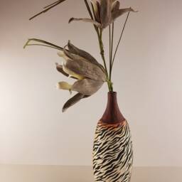 Vase/ Decorative Vase/ Vase From Peru/ Handmade/ Hand-Painted/ Gift Idea/ Christmas/ Clay - thumbnail 2