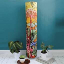 Tropical Sunshine Floor Lamp, Beautiful Interior Mood Lighting, Tall Standing Style, Summer House Style Interior Design - thumbnail 2
