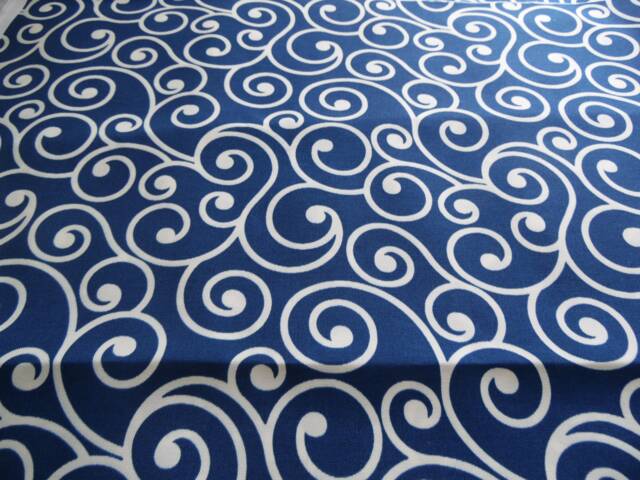 Blue Swirl Outdoor Pillow Cover Patio Decor