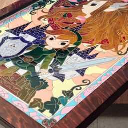 Wall Lamp - Stained Glass The Legend Of Zelda Wind Waker - thumbnail 2