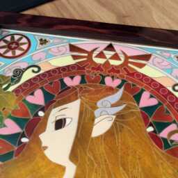 Wall Lamp - Stained Glass The Legend Of Zelda Wind Waker - thumbnail 3