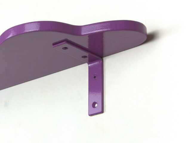 Violet Shelf Bracket - Stylish Metal Wall Mount For Floating Shelves, Decorative Support, Home & Office Hardware - image 1